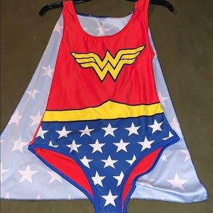 Wonder-Woman Body Suit With Cape